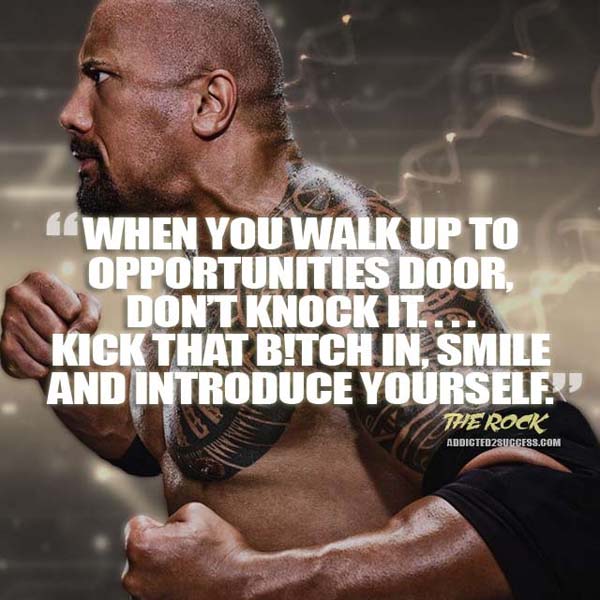 Dwayne-Johnson-Kick-In-The-Door-WWE-Quote
